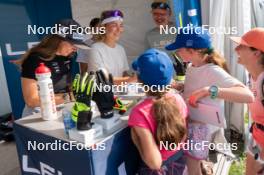 31.08.2024, Annecy, France (FRA): Ingrid Landmark Tandrevold (NOR), Lena Haecki-Gross (SUI), (l-r)  - Martin Fourcade Nordic Festival Biathlon, Annecy (FRA). www.nordicfocus.com. © Thibaut/NordicFocus. Every downloaded picture is fee-liable.