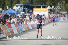 31.08.2024, Annecy, France (FRA): Julia Simon (FRA) - Martin Fourcade Nordic Festival Biathlon, Annecy (FRA). www.nordicfocus.com. © Thibaut/NordicFocus. Every downloaded picture is fee-liable.