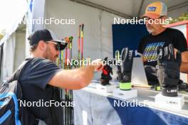 30.08.2024, Annecy, France (FRA): Event Feature: Leki provides informations and equipment - Martin Fourcade Nordic Festival Biathlon, Annecy (FRA). www.nordicfocus.com. © Manzoni/NordicFocus. Every downloaded picture is fee-liable.