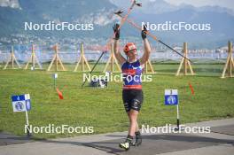 31.08.2024, Annecy, France (FRA): Justine Braisaz-Bouchet (FRA) - Martin Fourcade Nordic Festival Biathlon, Annecy (FRA). www.nordicfocus.com. © Thibaut/NordicFocus. Every downloaded picture is fee-liable.