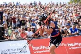 31.08.2024, Annecy, France (FRA): Julia Simon (FRA) - Martin Fourcade Nordic Festival Biathlon, Annecy (FRA). www.nordicfocus.com. © Manzoni/NordicFocus. Every downloaded picture is fee-liable.