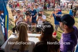 31.08.2024, Annecy, France (FRA): Ingrid Landmark Tandrevold (NOR), Lena Haecki-Gross (SUI), (l-r)  - Martin Fourcade Nordic Festival Biathlon, Annecy (FRA). www.nordicfocus.com. © Thibaut/NordicFocus. Every downloaded picture is fee-liable.