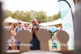 30.08.2024, Annecy, France (FRA): Event Feature: public uses the amusement at Greenweez - Martin Fourcade Nordic Festival Biathlon, Annecy (FRA). www.nordicfocus.com. © Manzoni/NordicFocus. Every downloaded picture is fee-liable.