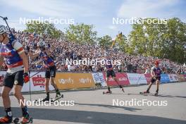 31.08.2024, Annecy, France (FRA): Filip Fjeld Andersen (NOR), Michal Krcmar (CZE), (l-r)  - Martin Fourcade Nordic Festival Biathlon, Annecy (FRA). www.nordicfocus.com. © Thibaut/NordicFocus. Every downloaded picture is fee-liable.