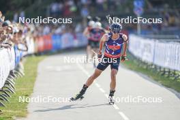 31.08.2024, Annecy, France (FRA): Quentin Fillon Maillet (FRA) - Martin Fourcade Nordic Festival Biathlon, Annecy (FRA). www.nordicfocus.com. © Thibaut/NordicFocus. Every downloaded picture is fee-liable.