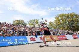 31.08.2024, Annecy, France (FRA): Lena Haecki-Gross (SUI) - Martin Fourcade Nordic Festival Biathlon, Annecy (FRA). www.nordicfocus.com. © Manzoni/NordicFocus. Every downloaded picture is fee-liable.