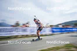 31.08.2024, Annecy, France (FRA): Sophie Chauveau (FRA) - Martin Fourcade Nordic Festival Biathlon, Annecy (FRA). www.nordicfocus.com. © Thibaut/NordicFocus. Every downloaded picture is fee-liable.