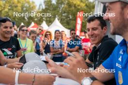 30.08.2024, Annecy, France (FRA): Quentin Fillon Maillet (FRA) - Martin Fourcade Nordic Festival Biathlon, Annecy (FRA). www.nordicfocus.com. © Thibaut/NordicFocus. Every downloaded picture is fee-liable.