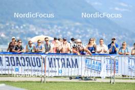 31.08.2024, Annecy, France (FRA): Julia Simon (FRA) - Martin Fourcade Nordic Festival Biathlon, Annecy (FRA). www.nordicfocus.com. © Manzoni/NordicFocus. Every downloaded picture is fee-liable.