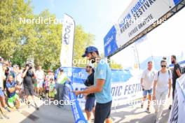 30.08.2024, Annecy, France (FRA): Martin Fourcade (FRA) - Martin Fourcade Nordic Festival Biathlon, Annecy (FRA). www.nordicfocus.com. © Manzoni/NordicFocus. Every downloaded picture is fee-liable.