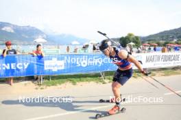 31.08.2024, Annecy, France (FRA): Emilien Jacquelin (FRA) - Martin Fourcade Nordic Festival Biathlon, Annecy (FRA). www.nordicfocus.com. © Manzoni/NordicFocus. Every downloaded picture is fee-liable.