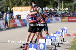 31.08.2024, Annecy, France (FRA): Johannes Kuehn (GER) - Martin Fourcade Nordic Festival Biathlon, Annecy (FRA). www.nordicfocus.com. © Manzoni/NordicFocus. Every downloaded picture is fee-liable.