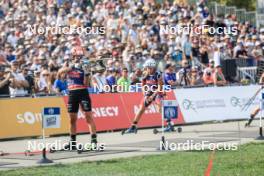 31.08.2024, Annecy, France (FRA): Justine Braisaz-Bouchet (FRA) - Martin Fourcade Nordic Festival Biathlon, Annecy (FRA). www.nordicfocus.com. © Manzoni/NordicFocus. Every downloaded picture is fee-liable.