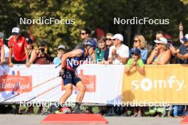 31.08.2024, Annecy, France (FRA): Quentin Fillon Maillet (FRA) - Martin Fourcade Nordic Festival Biathlon, Annecy (FRA). www.nordicfocus.com. © Manzoni/NordicFocus. Every downloaded picture is fee-liable.