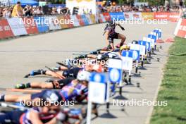 31.08.2024, Annecy, France (FRA): Tuuli Tomingas (EST) - Martin Fourcade Nordic Festival Biathlon, Annecy (FRA). www.nordicfocus.com. © Manzoni/NordicFocus. Every downloaded picture is fee-liable.