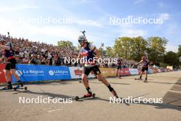 31.08.2024, Annecy, France (FRA): Fabien Claude (FRA) - Martin Fourcade Nordic Festival Biathlon, Annecy (FRA). www.nordicfocus.com. © Manzoni/NordicFocus. Every downloaded picture is fee-liable.