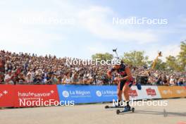 31.08.2024, Annecy, France (FRA): Ingrid Landmark Tandrevold (NOR) - Martin Fourcade Nordic Festival Biathlon, Annecy (FRA). www.nordicfocus.com. © Manzoni/NordicFocus. Every downloaded picture is fee-liable.