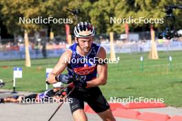 31.08.2024, Annecy, France (FRA): Jakov Fak (SLO) - Martin Fourcade Nordic Festival Biathlon, Annecy (FRA). www.nordicfocus.com. © Manzoni/NordicFocus. Every downloaded picture is fee-liable.