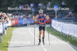 31.08.2024, Annecy, France (FRA): Jakov Fak (SLO) - Martin Fourcade Nordic Festival Biathlon, Annecy (FRA). www.nordicfocus.com. © Thibaut/NordicFocus. Every downloaded picture is fee-liable.