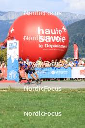 31.08.2024, Annecy, France (FRA): Quentin Fillon Maillet (FRA), Filip Fjeld Andersen (NOR), (l-r) - Martin Fourcade Nordic Festival Biathlon, Annecy (FRA). www.nordicfocus.com. © Manzoni/NordicFocus. Every downloaded picture is fee-liable.