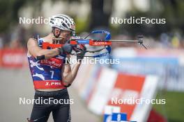 31.08.2024, Annecy, France (FRA): Jakov Fak (SLO) - Martin Fourcade Nordic Festival Biathlon, Annecy (FRA). www.nordicfocus.com. © Thibaut/NordicFocus. Every downloaded picture is fee-liable.