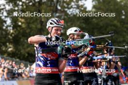 31.08.2024, Annecy, France (FRA): Sebastian Stalder (SUI) - Martin Fourcade Nordic Festival Biathlon, Annecy (FRA). www.nordicfocus.com. © Manzoni/NordicFocus. Every downloaded picture is fee-liable.