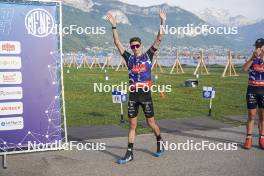 31.08.2024, Annecy, France (FRA): Eric Perrot (FRA) - Martin Fourcade Nordic Festival Biathlon, Annecy (FRA). www.nordicfocus.com. © Thibaut/NordicFocus. Every downloaded picture is fee-liable.