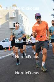 31.08.2024, Annecy, France (FRA): Michal Novak (CZE), Emilien Claude (FRA), (l-r) - Martin Fourcade Nordic Festival Biathlon, Annecy (FRA). www.nordicfocus.com. © Manzoni/NordicFocus. Every downloaded picture is fee-liable.