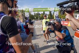 31.08.2024, Annecy, France (FRA): Photographer Christian Manzoni (SUI), CEO of NordicFocus - Martin Fourcade Nordic Festival Biathlon, Annecy (FRA). www.nordicfocus.com. © Thibaut/NordicFocus. Every downloaded picture is fee-liable.