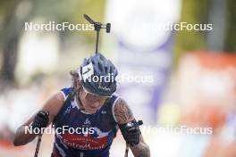 31.08.2024, Annecy, France (FRA): Lou Jeanmonnot (FRA) - Martin Fourcade Nordic Festival Biathlon, Annecy (FRA). www.nordicfocus.com. © Thibaut/NordicFocus. Every downloaded picture is fee-liable.