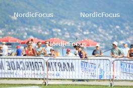 31.08.2024, Annecy, France (FRA): Julia Simon (FRA) - Martin Fourcade Nordic Festival Biathlon, Annecy (FRA). www.nordicfocus.com. © Manzoni/NordicFocus. Every downloaded picture is fee-liable.