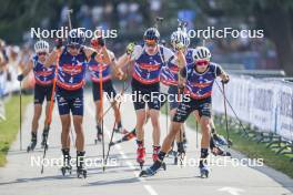 31.08.2024, Annecy, France (FRA): Johannes Kuehn (GER) - Martin Fourcade Nordic Festival Biathlon, Annecy (FRA). www.nordicfocus.com. © Thibaut/NordicFocus. Every downloaded picture is fee-liable.