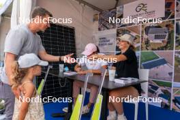 31.08.2024, Annecy, France (FRA): Caroline Colombo (FRA), Chloe Chevalier (FRA) - Martin Fourcade Nordic Festival Biathlon, Annecy (FRA). www.nordicfocus.com. © Thibaut/NordicFocus. Every downloaded picture is fee-liable.