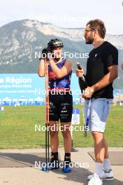 31.08.2024, Annecy, France (FRA): Julia Simon (FRA) - Martin Fourcade Nordic Festival Biathlon, Annecy (FRA). www.nordicfocus.com. © Manzoni/NordicFocus. Every downloaded picture is fee-liable.