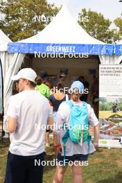 30.08.2024, Annecy, France (FRA): Event Feature: public uses the amusement at Greenweez - Martin Fourcade Nordic Festival Biathlon, Annecy (FRA). www.nordicfocus.com. © Manzoni/NordicFocus. Every downloaded picture is fee-liable.