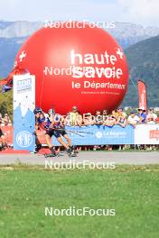 31.08.2024, Annecy, France (FRA): Quentin Fillon Maillet (FRA) - Martin Fourcade Nordic Festival Biathlon, Annecy (FRA). www.nordicfocus.com. © Manzoni/NordicFocus. Every downloaded picture is fee-liable.