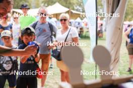 30.08.2024, Annecy, France (FRA): Event Feature: public uses the amusement at Greenweez - Martin Fourcade Nordic Festival Biathlon, Annecy (FRA). www.nordicfocus.com. © Manzoni/NordicFocus. Every downloaded picture is fee-liable.