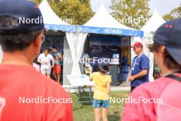 30.08.2024, Annecy, France (FRA): Event Feature: kids fun with plastic darts - Martin Fourcade Nordic Festival Biathlon, Annecy (FRA). www.nordicfocus.com. © Manzoni/NordicFocus. Every downloaded picture is fee-liable.