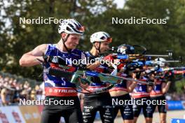 31.08.2024, Annecy, France (FRA): Sebastian Stalder (SUI) - Martin Fourcade Nordic Festival Biathlon, Annecy (FRA). www.nordicfocus.com. © Manzoni/NordicFocus. Every downloaded picture is fee-liable.