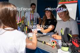 31.08.2024, Annecy, France (FRA): Ingrid Landmark Tandrevold (NOR), Lena Haecki-Gross (SUI), (l-r)  - Martin Fourcade Nordic Festival Biathlon, Annecy (FRA). www.nordicfocus.com. © Thibaut/NordicFocus. Every downloaded picture is fee-liable.