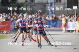 31.08.2024, Annecy, France (FRA): Quentin Fillon Maillet (FRA) - Martin Fourcade Nordic Festival Biathlon, Annecy (FRA). www.nordicfocus.com. © Thibaut/NordicFocus. Every downloaded picture is fee-liable.