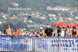 31.08.2024, Annecy, France (FRA): Sebastian Stalder (SUI) - Martin Fourcade Nordic Festival Biathlon, Annecy (FRA). www.nordicfocus.com. © Manzoni/NordicFocus. Every downloaded picture is fee-liable.