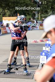 31.08.2024, Annecy, France (FRA): Sebastian Stalder (SUI) - Martin Fourcade Nordic Festival Biathlon, Annecy (FRA). www.nordicfocus.com. © Manzoni/NordicFocus. Every downloaded picture is fee-liable.