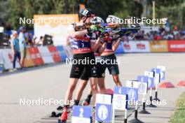 31.08.2024, Annecy, France (FRA): Johannes Kuehn (GER) - Martin Fourcade Nordic Festival Biathlon, Annecy (FRA). www.nordicfocus.com. © Manzoni/NordicFocus. Every downloaded picture is fee-liable.