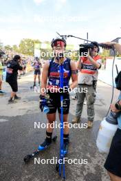 31.08.2024, Annecy, France (FRA): Sophie Chauveau (FRA) - Martin Fourcade Nordic Festival Biathlon, Annecy (FRA). www.nordicfocus.com. © Manzoni/NordicFocus. Every downloaded picture is fee-liable.