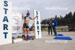 22.09.2024, Premanon, France (FRA): Romane Ottenheimer De Gail (FRA) - Biathlon Samse Summer Tour, individual, Premanon (FRA). www.nordicfocus.com. © Manzoni/NordicFocus. Every downloaded picture is fee-liable.