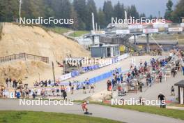 22.09.2024, Premanon, France (FRA): Mathis Yvoz (FRA) - Biathlon Samse Summer Tour, individual, Premanon (FRA). www.nordicfocus.com. © Manzoni/NordicFocus. Every downloaded picture is fee-liable.