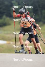 22.09.2024, Premanon, France (FRA): Elie Roussel (FRA) - Biathlon Samse Summer Tour, individual, Premanon (FRA). www.nordicfocus.com. © Manzoni/NordicFocus. Every downloaded picture is fee-liable.