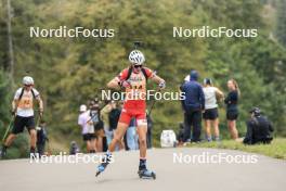 22.09.2024, Premanon, France (FRA): Mathis Yvoz (FRA) - Biathlon Samse Summer Tour, individual, Premanon (FRA). www.nordicfocus.com. © Manzoni/NordicFocus. Every downloaded picture is fee-liable.