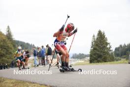 22.09.2024, Premanon, France (FRA): Timeo Rieu (FRA) - Biathlon Samse Summer Tour, individual, Premanon (FRA). www.nordicfocus.com. © Manzoni/NordicFocus. Every downloaded picture is fee-liable.